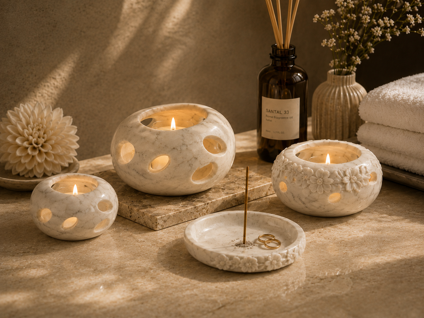 LITHORA Snow White Series natural stone product family